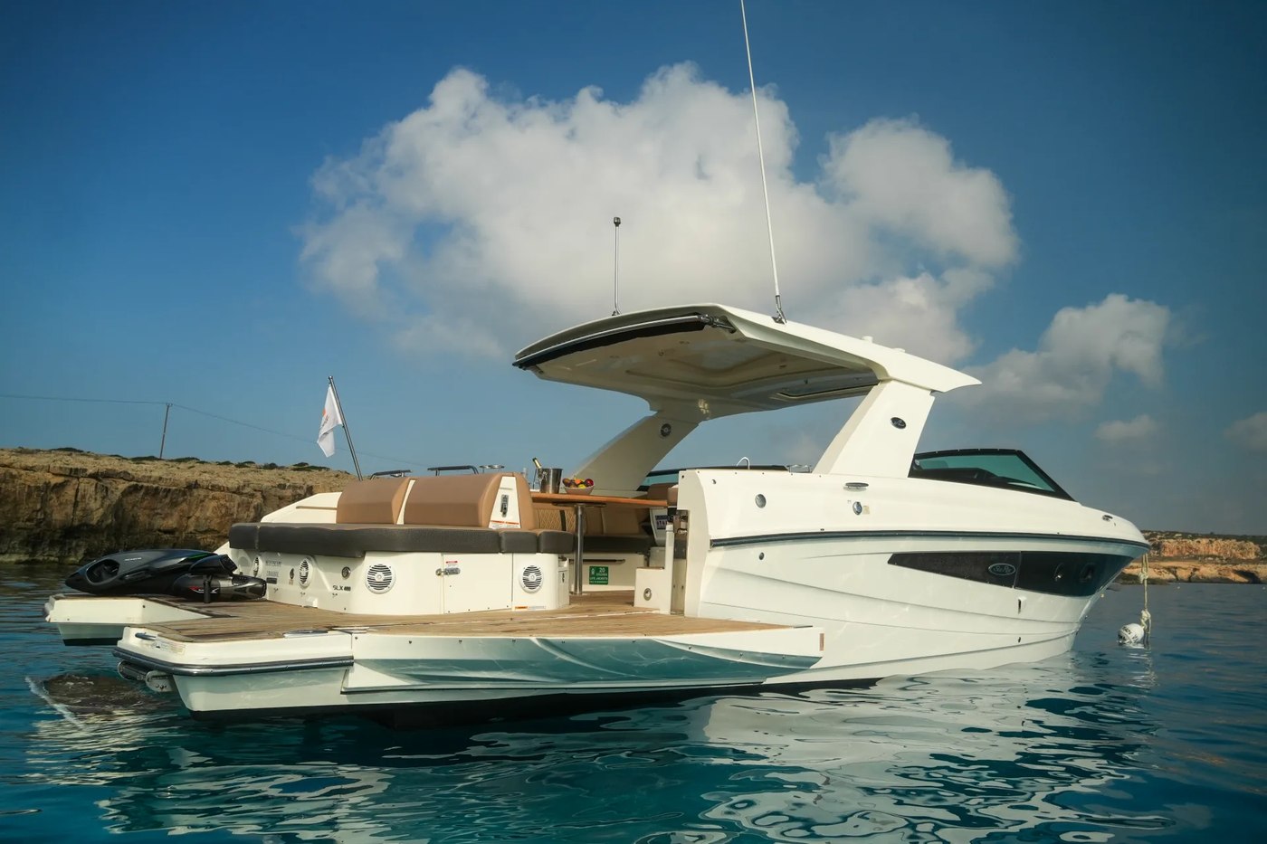 Sea Ray SLX 400 at Cape Greco Ayia Napa
