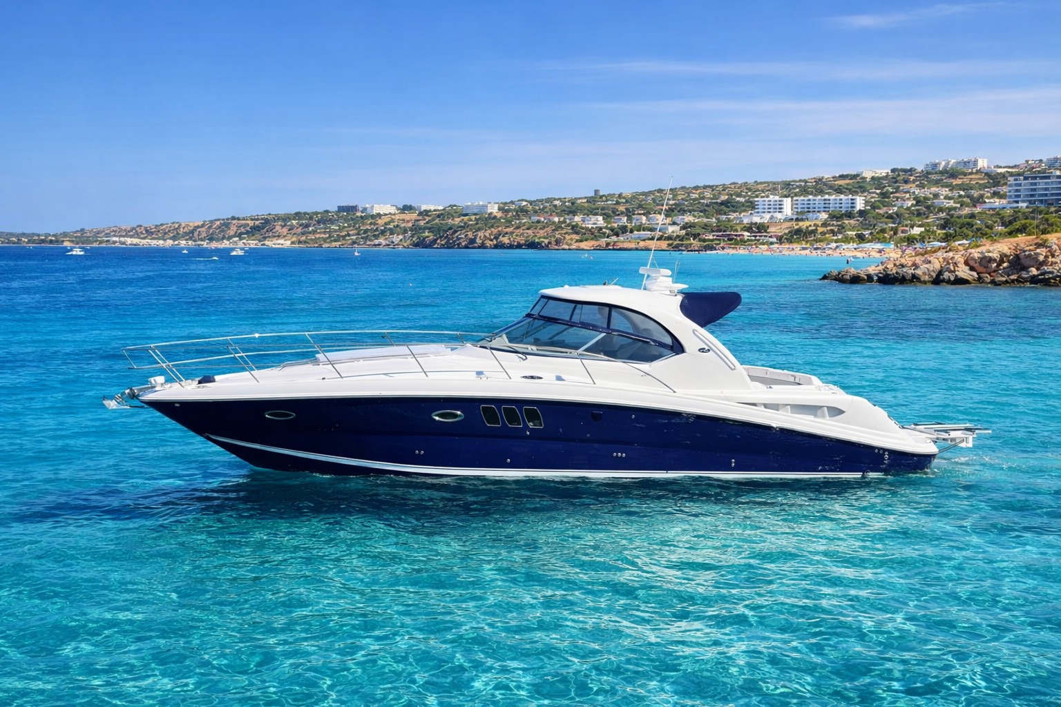 Sea Ray Sundancer private luxury yacht Ayia Napa