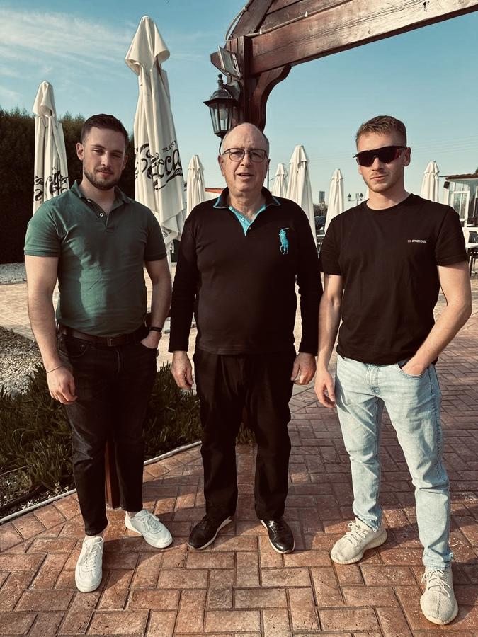 Andreas Alex and Stavros Kyriakoudes The Drivers Rentals Ayia Napa family