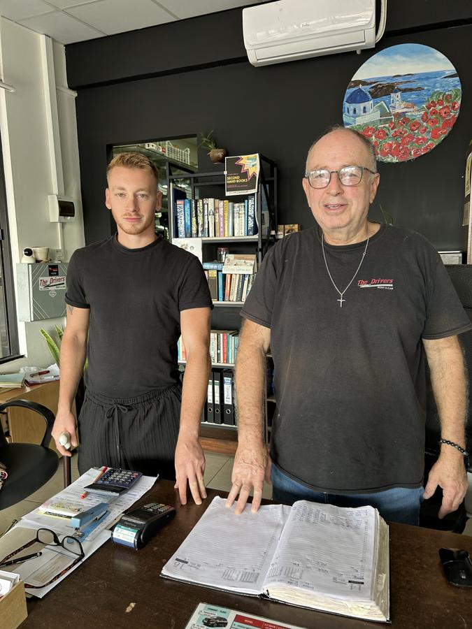 Stavros and Andreas Kyriakoudes The Drivers Rentals office Ayia Napa